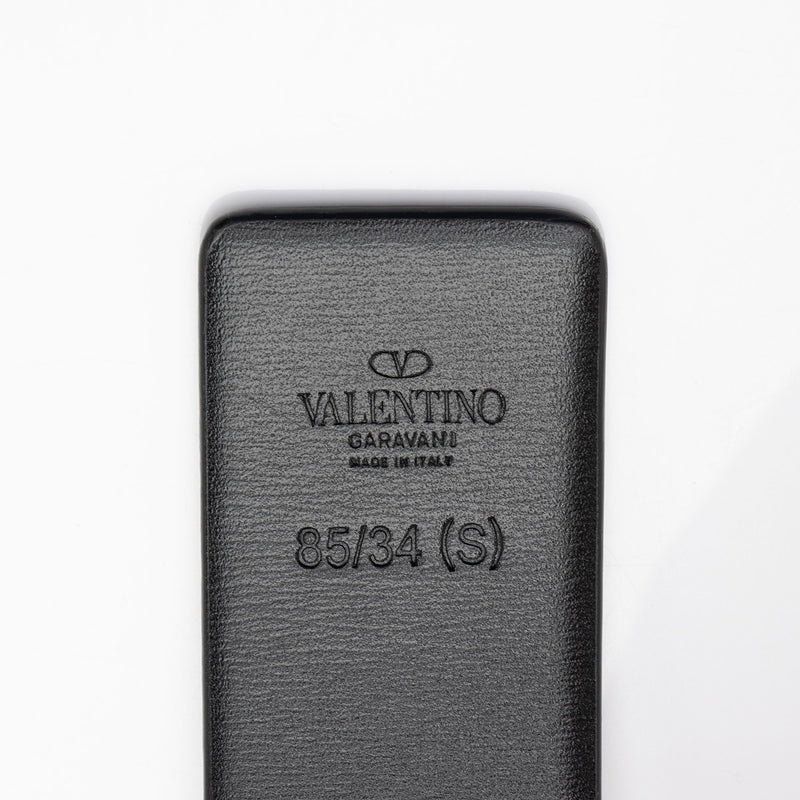 Valentino Calfskin VLogo Signature Reversible Belt - Size 34 / 85 (SHF-FzaZUu)