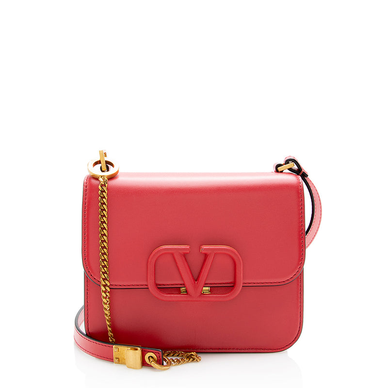 Valentino Calfskin VSling Small Shoulder Bag (SHF-13573)