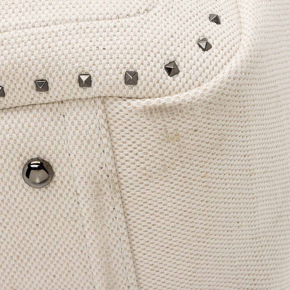 Valentino Canvas Pleated Atelier 01 Tote (SHF-22018)