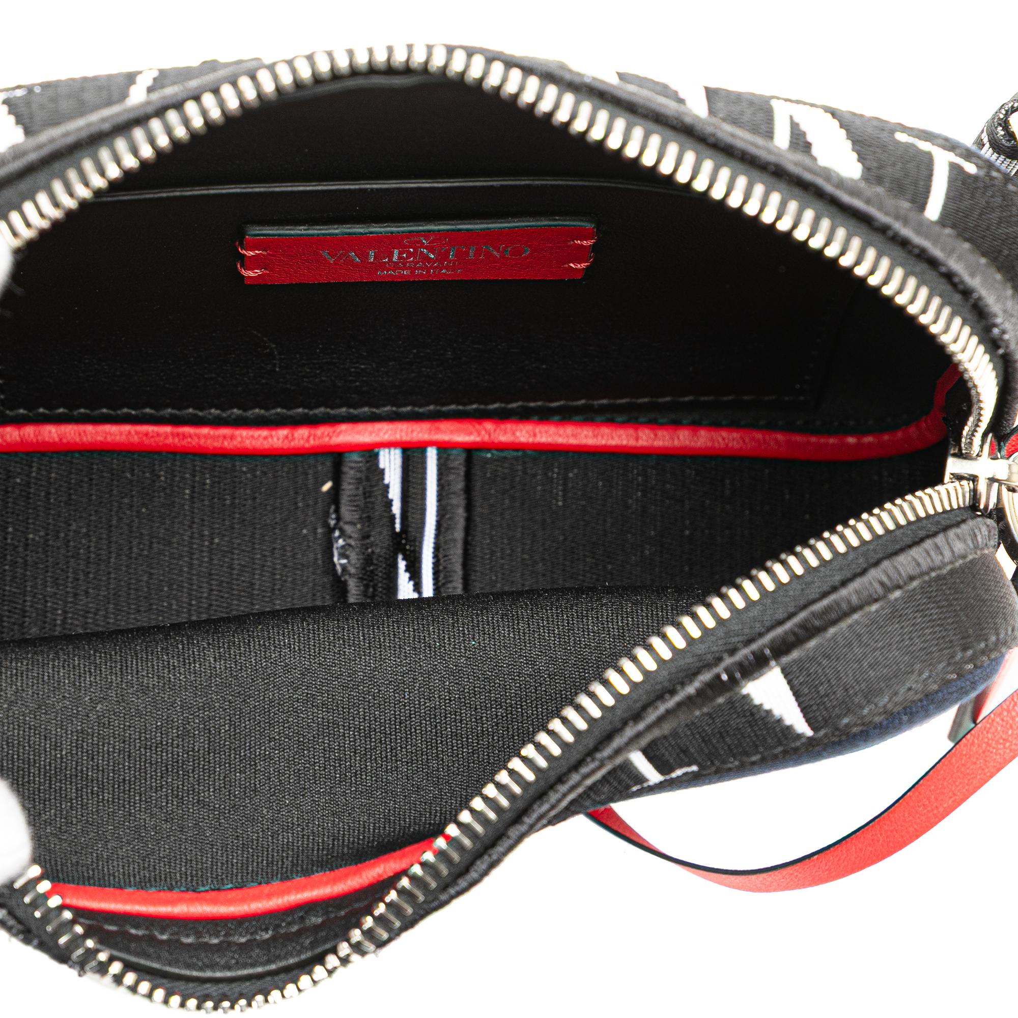 Valentino Canvas VLTN Trim Belt Bag