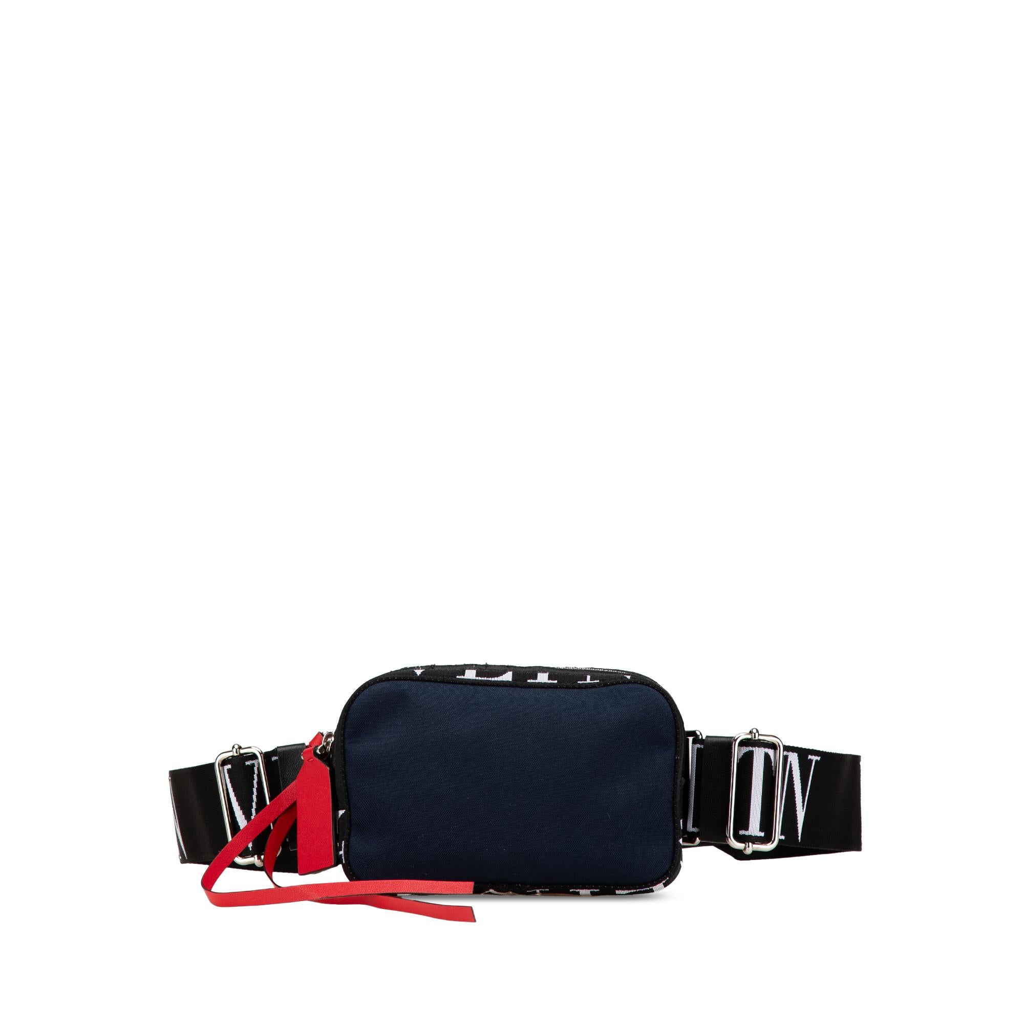 Valentino Canvas VLTN Trim Belt Bag