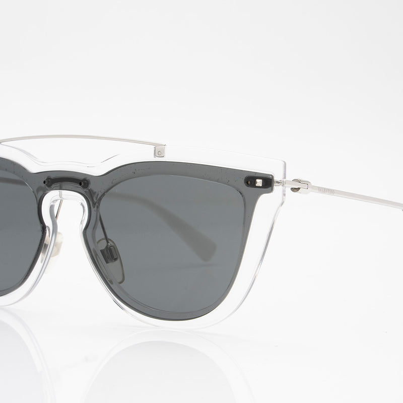 Valentino Rockstud Wayfarer Sunglasses (SHF-xT5RDn)