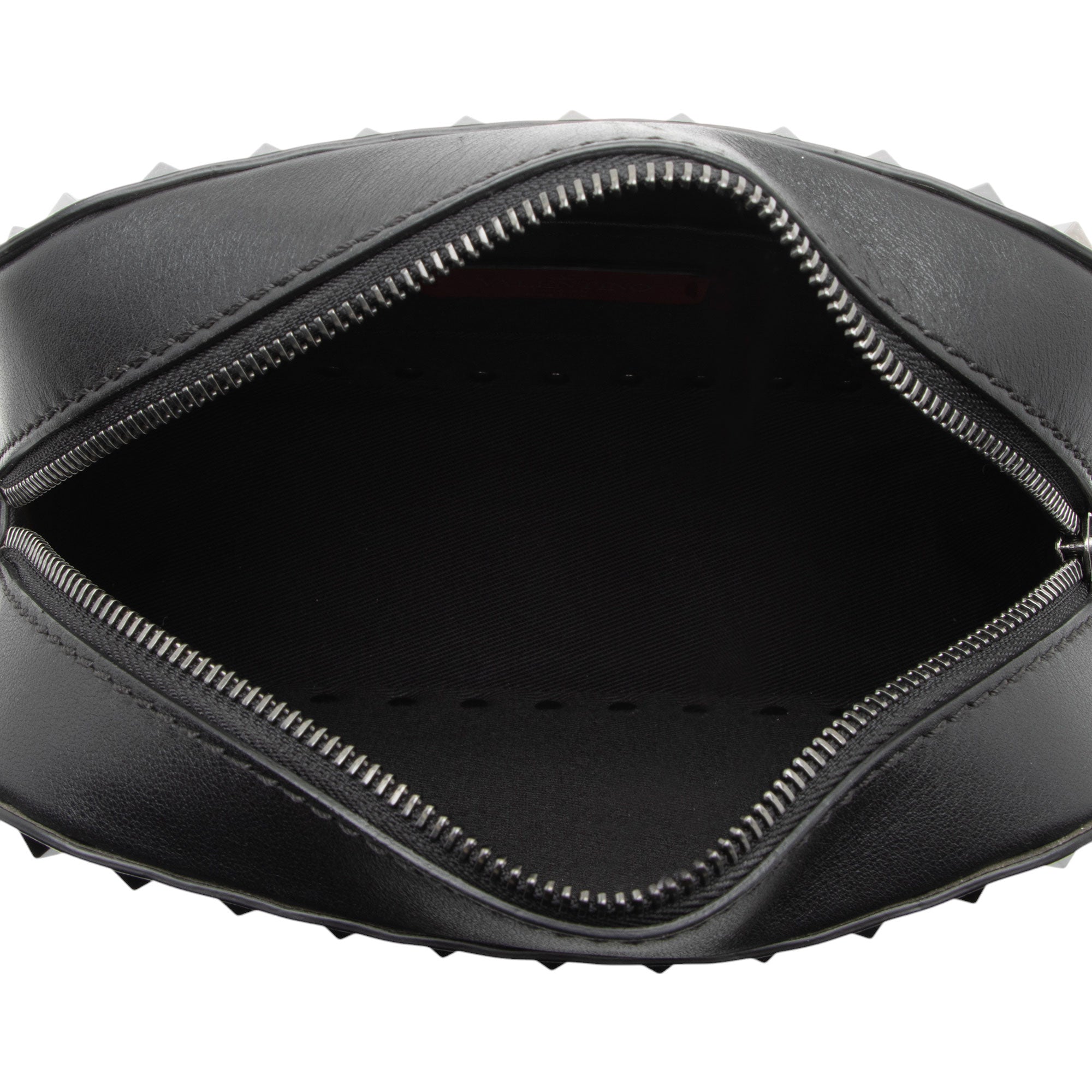 Valentino Chevron Leather Rockstud Camera Bag (SHF-y7DhNQ)