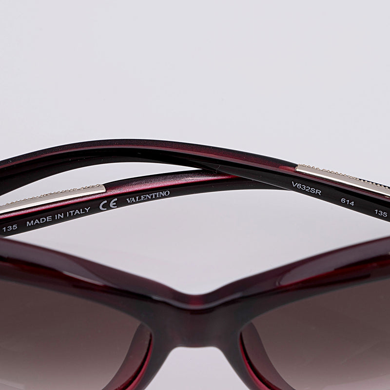 Valentino Crystal Cat Eye Sunglasses (SHF-Jc7AWF)