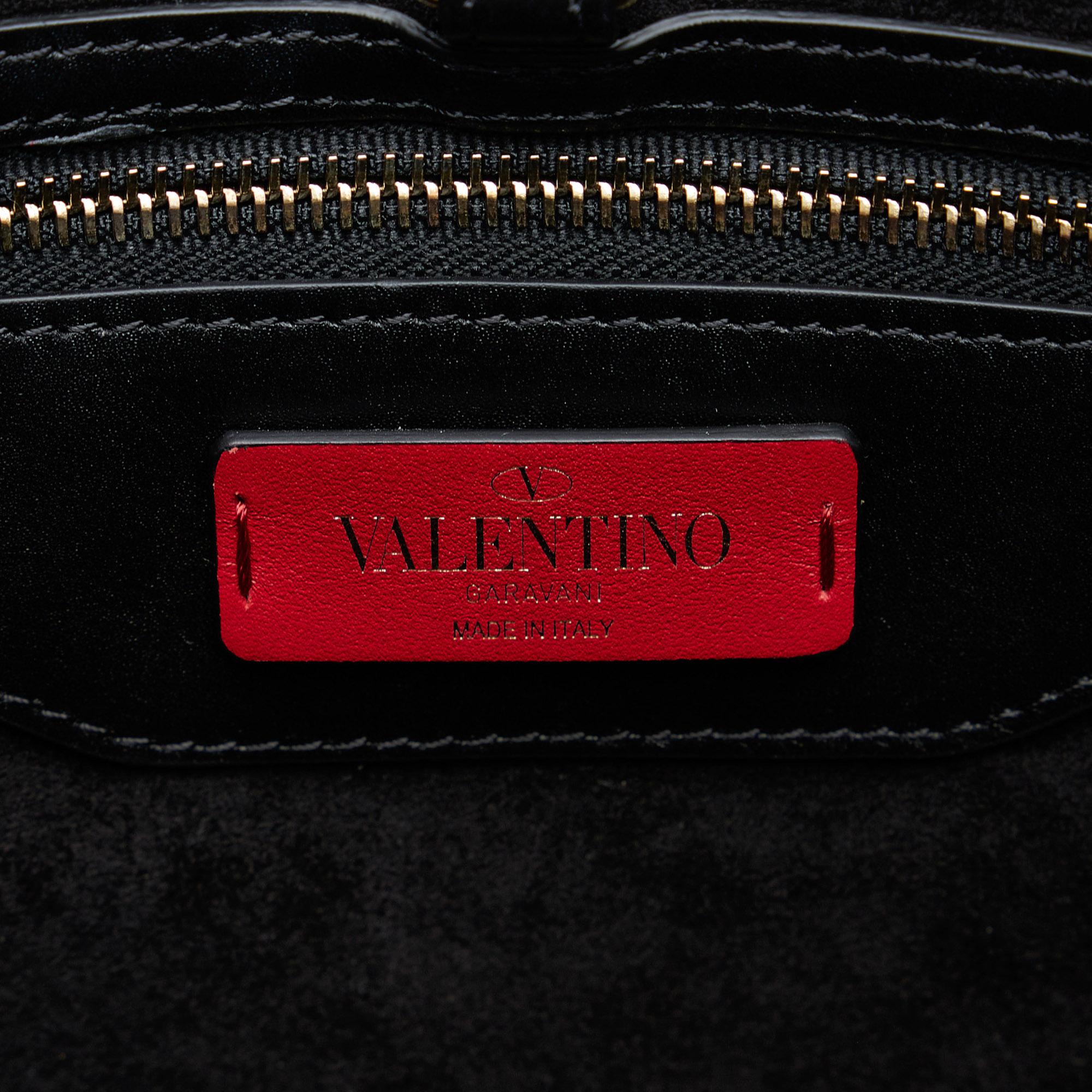 Valentino Demilune Rockstud Satchel (SHG-YVg0fW)
