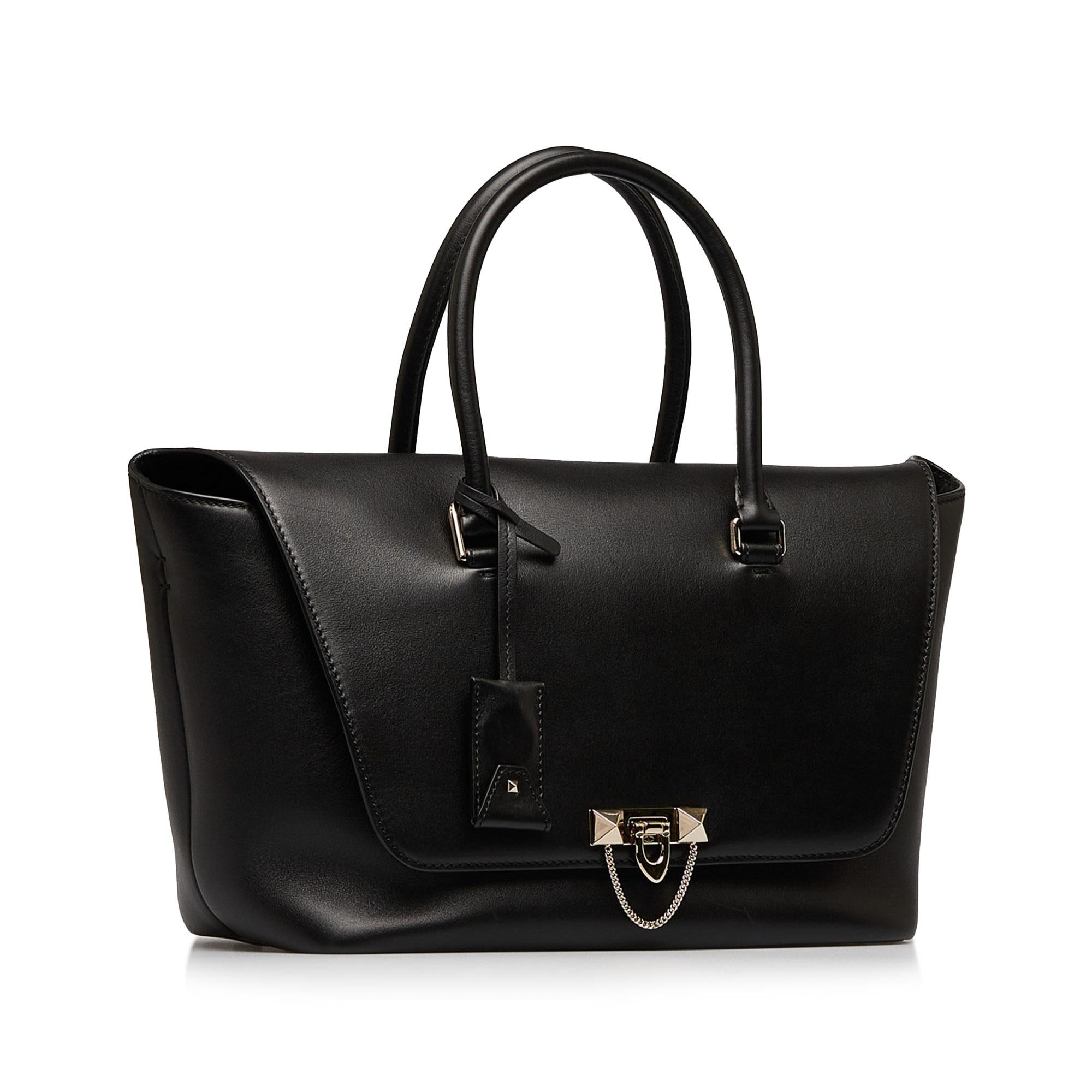 Valentino Demilune Rockstud Satchel (SHG-YVg0fW)