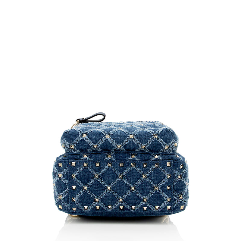 Valentino denim backpack new arrivals
