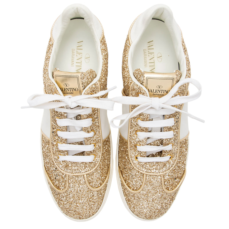 Valentino glitter sneakers sales