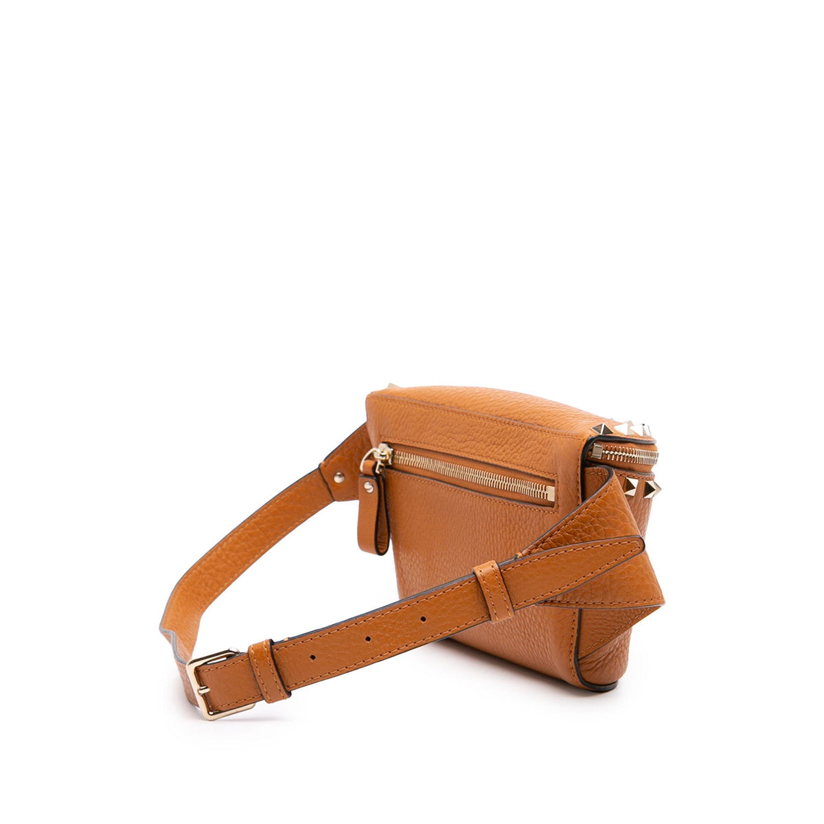 Valentino Grained Calfskin Rockstud Belt Bag