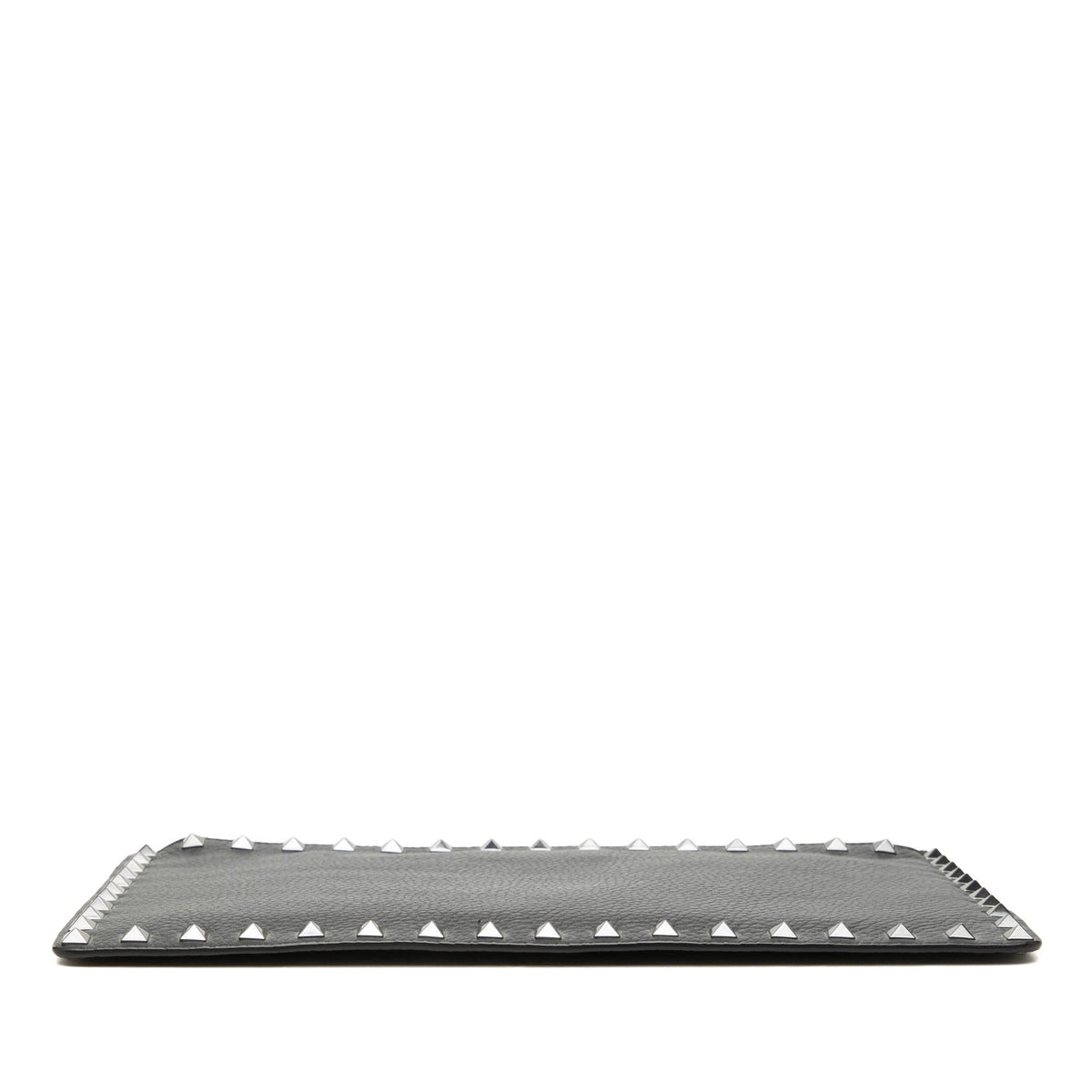 Valentino Grained Calfskin Rockstud Clutch