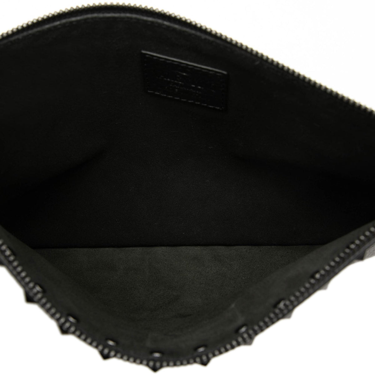 Valentino Grained Calfskin Rockstud Clutch