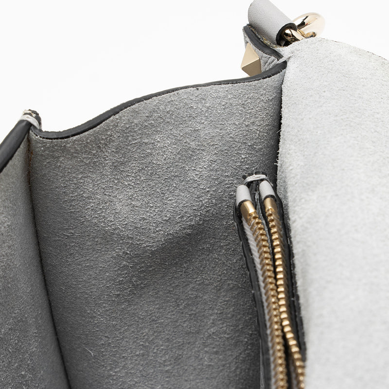Valentino Grainy Calfskin Rockstud Flap Side Slip Crossbody Bag (SHF-goZOPK)