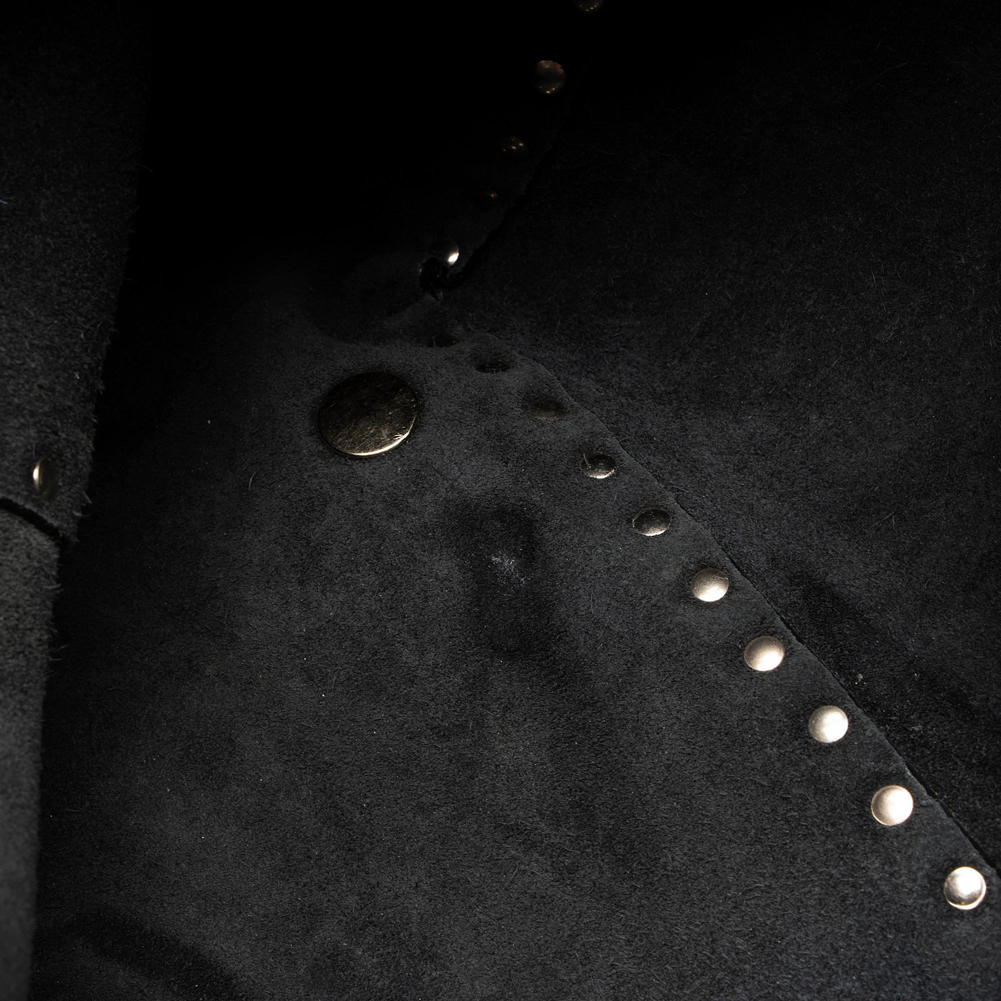 Valentino Grainy Calfskin Rockstud Medium Tote (SHF-23281)