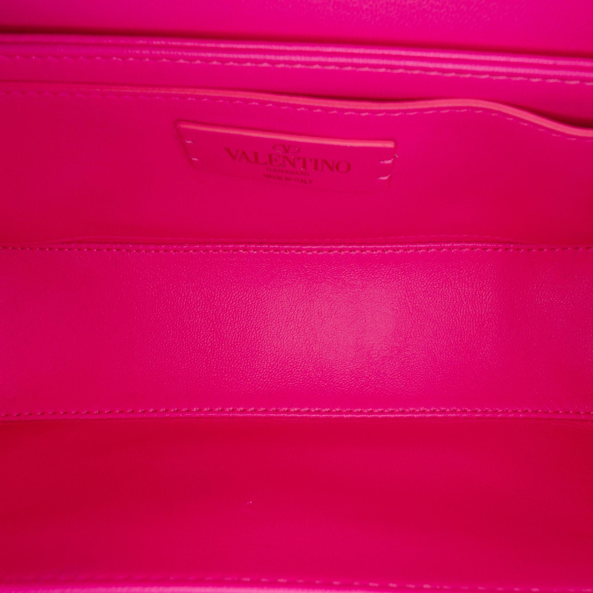 Valentino La Petit Leather Trimmed Toile Deuxieme Iconographe Satchel