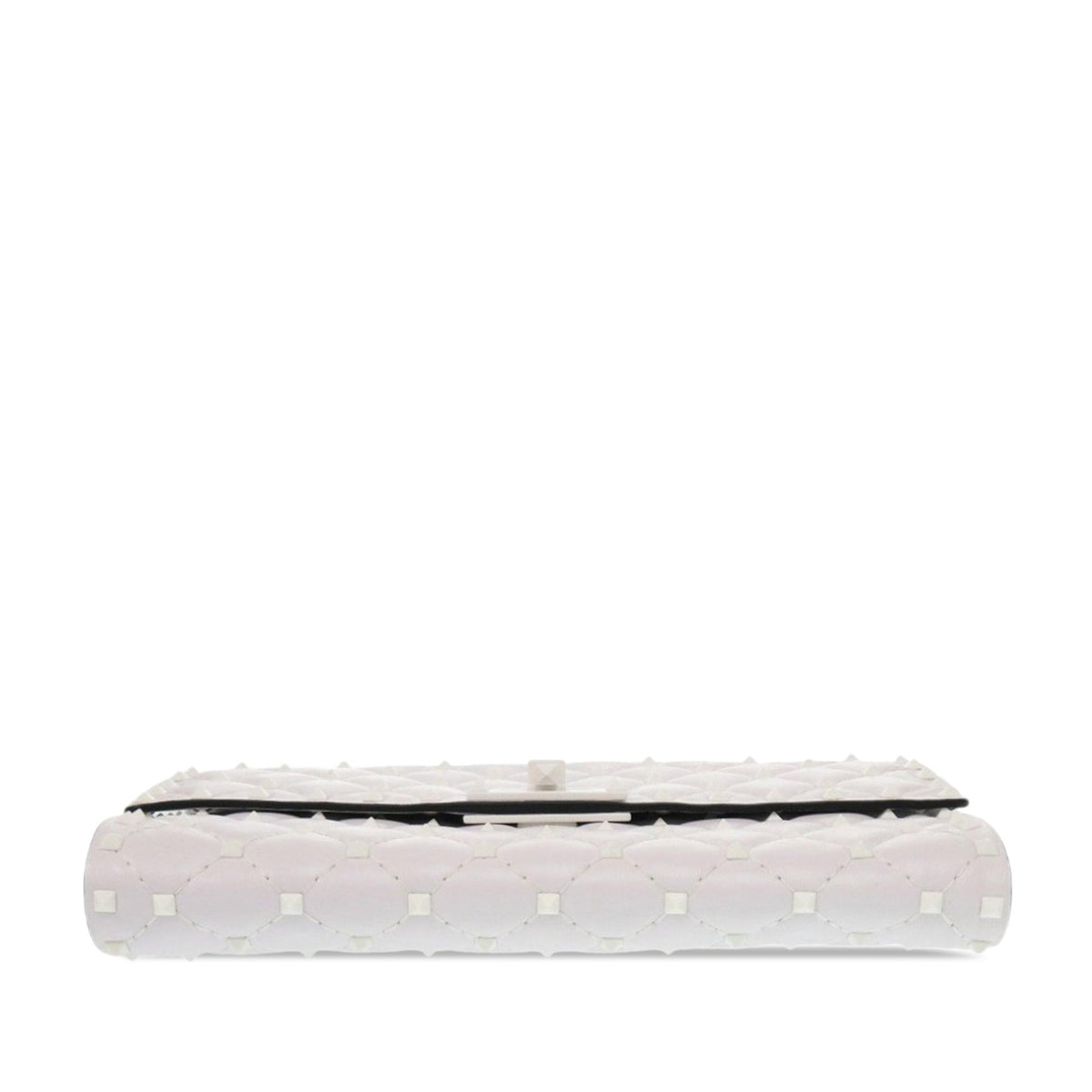 Valentino Lambskin Free Rockstud Spike Wallet On Chain