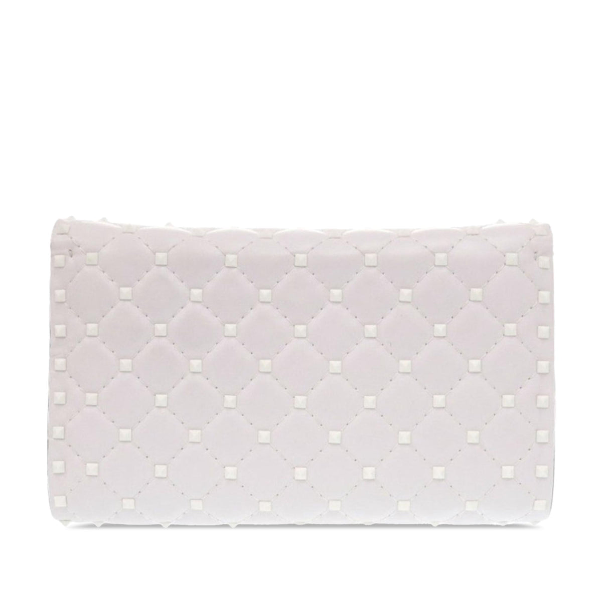 Valentino Lambskin Free Rockstud Spike Wallet On Chain