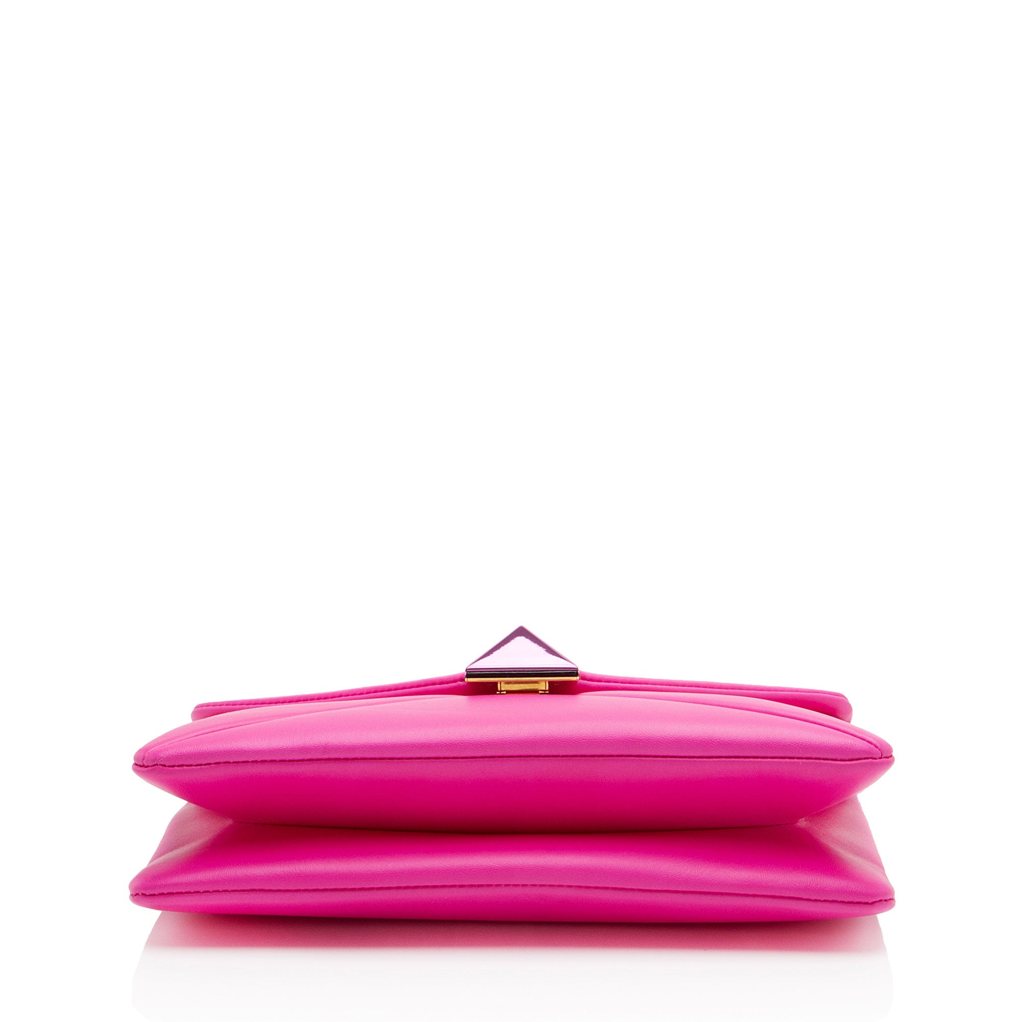 Valentino Lambskin One Stud Shoulder Bag
