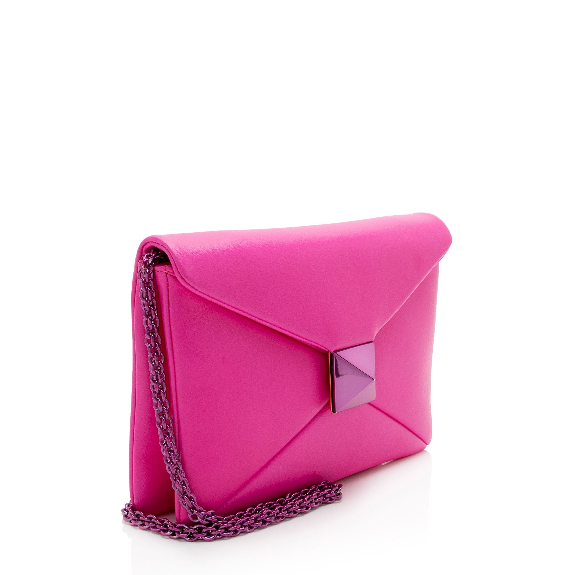 Valentino Lambskin One Stud Shoulder Bag