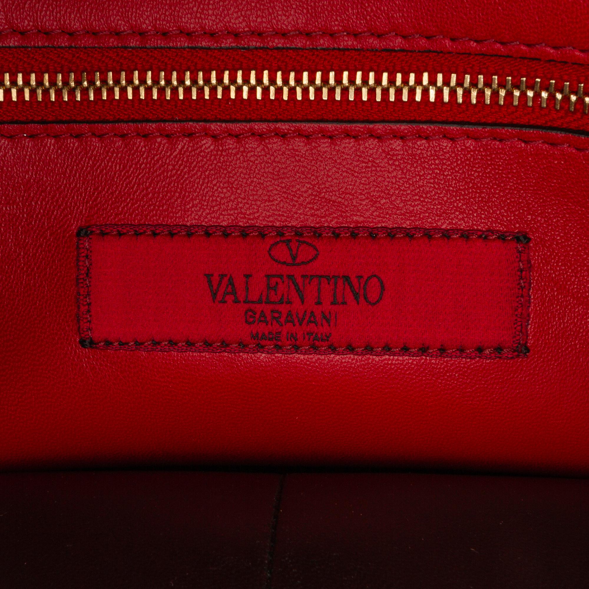 Valentino Large Rockstud Spike Satchel (SHG-xVyPWd)