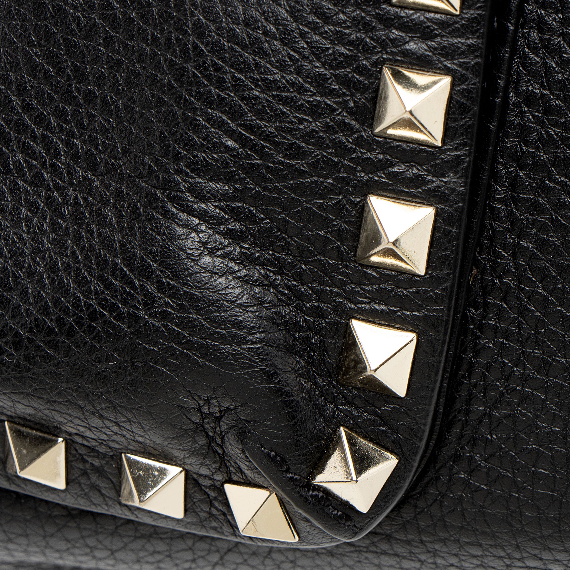 Valentino Leather Rockstud Double Pocket Backpack