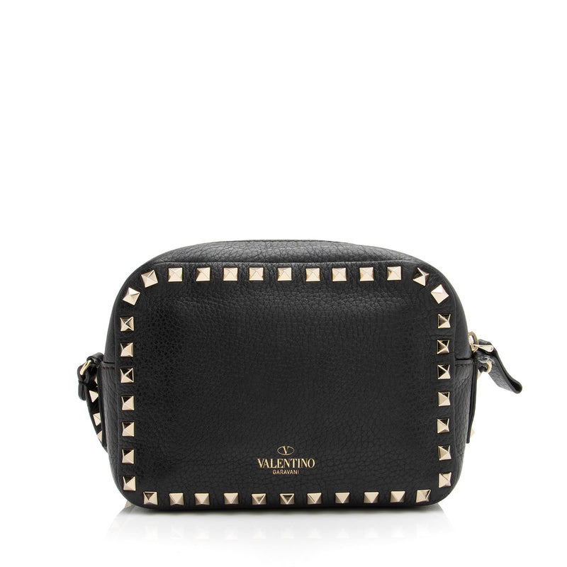 Valentino Rockstud Leather Camera Bag - New in Dust Bag - The