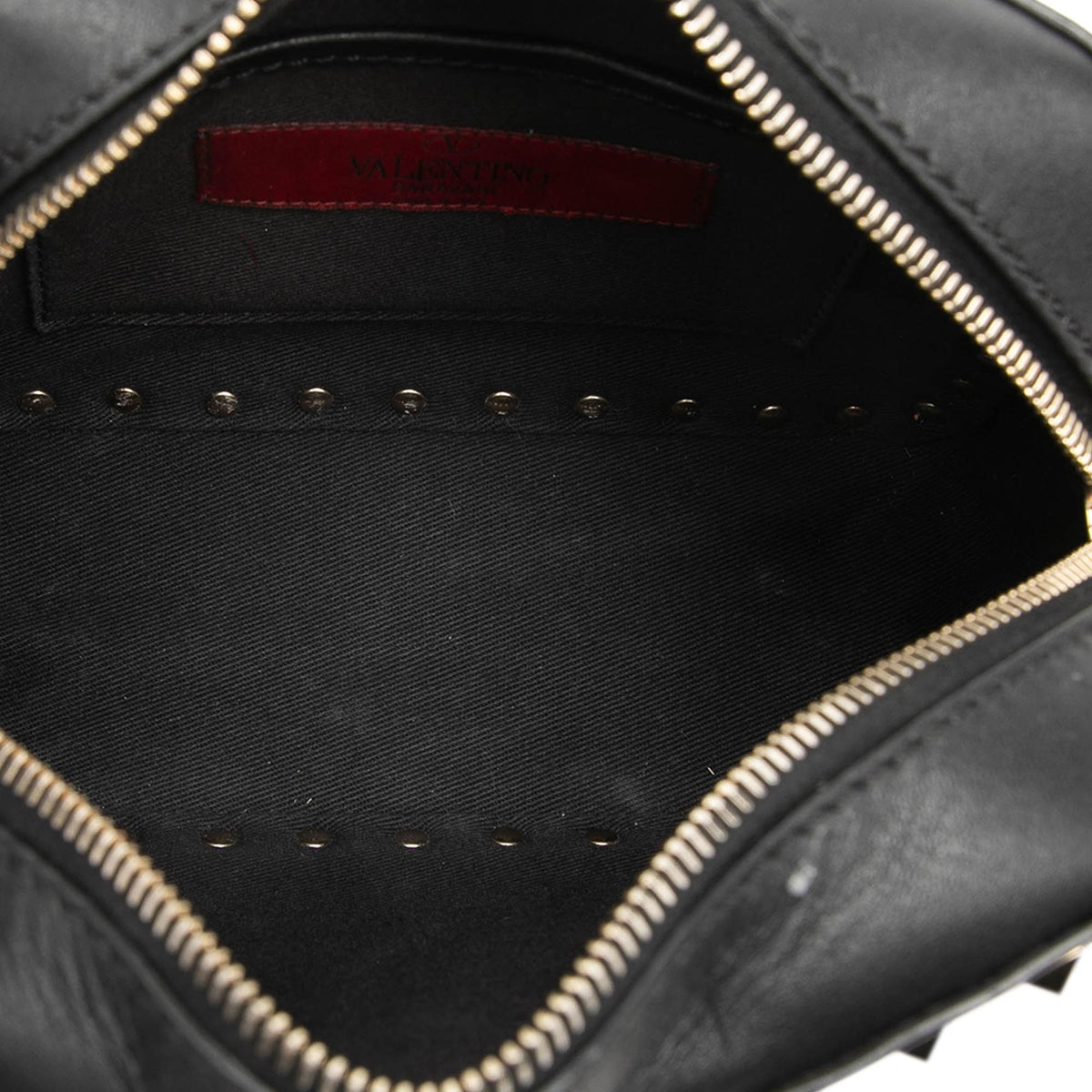 Valentino Leather Rockstud Camera Bag
