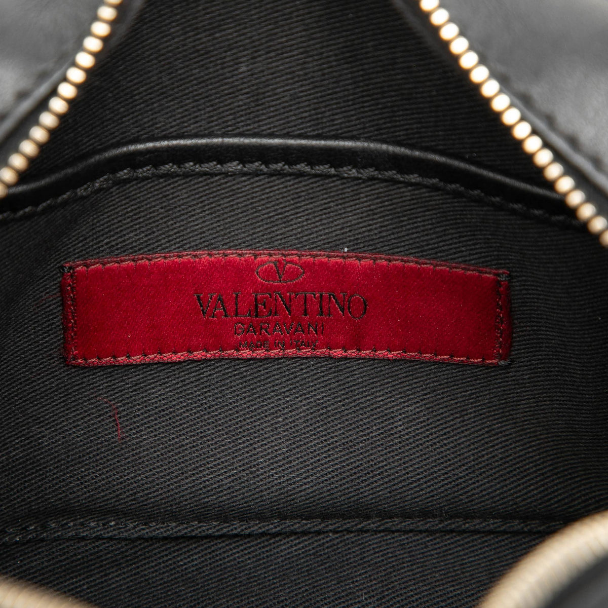 Valentino Leather Rockstud Camera Bag
