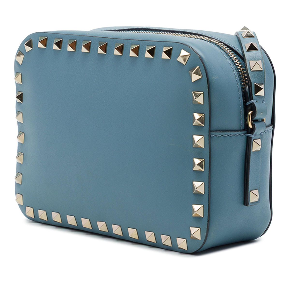 Valentino Leather Rockstud Camera Bag