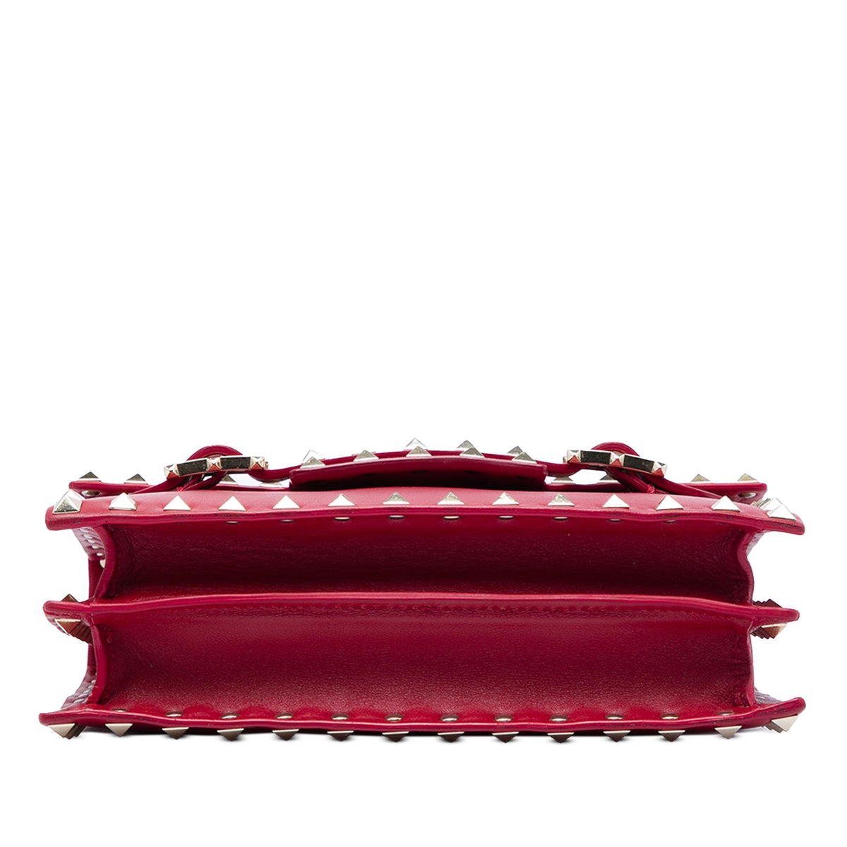 Valentino Leather Rockstud Flap Shoulder Bag