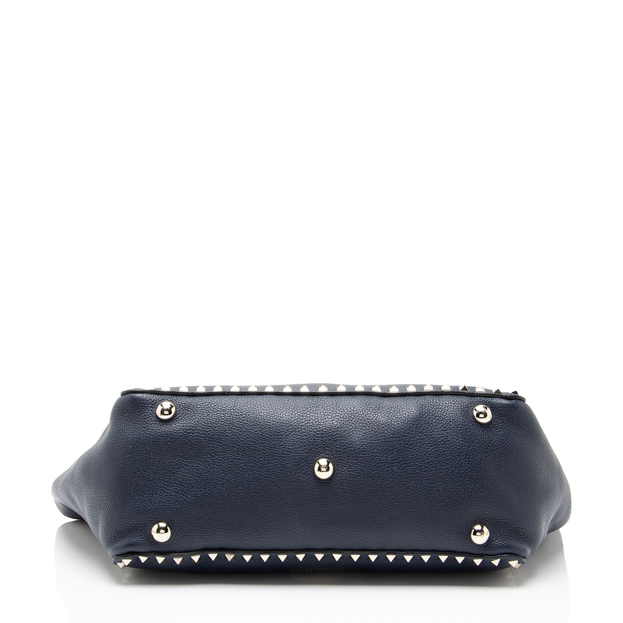 Valentino Leather Rockstud Medium Tote