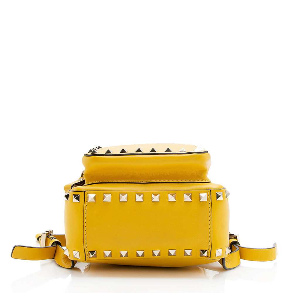 Valentino Leather Rockstud Mini Backpack (SHF-12265)