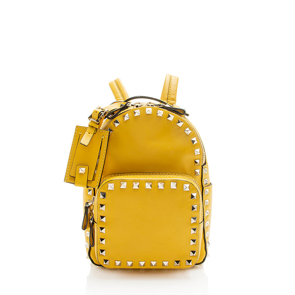 Valentino Leather Rockstud Mini Backpack (SHF-12265)