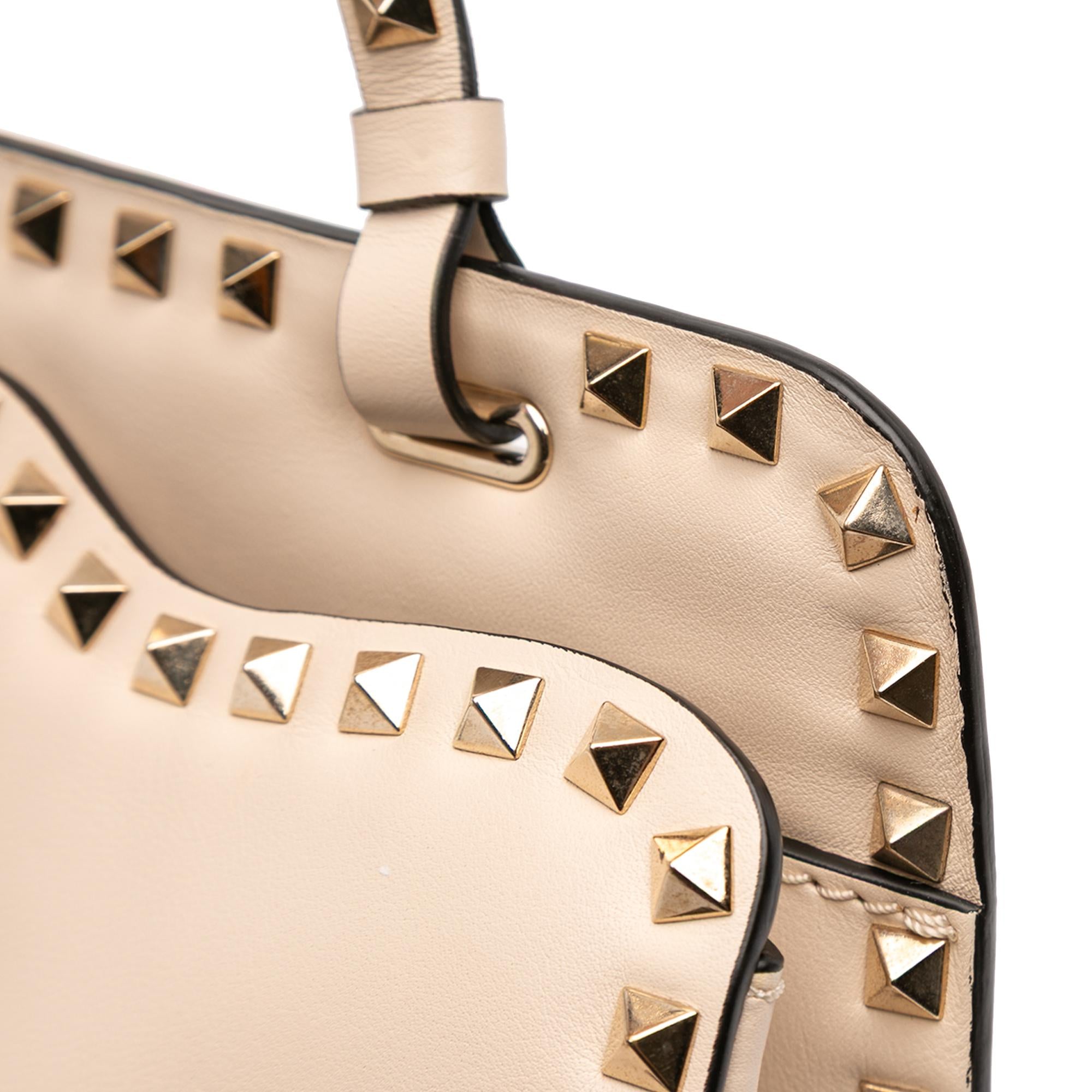 Valentino Leather Rockstud Shoulder Bag