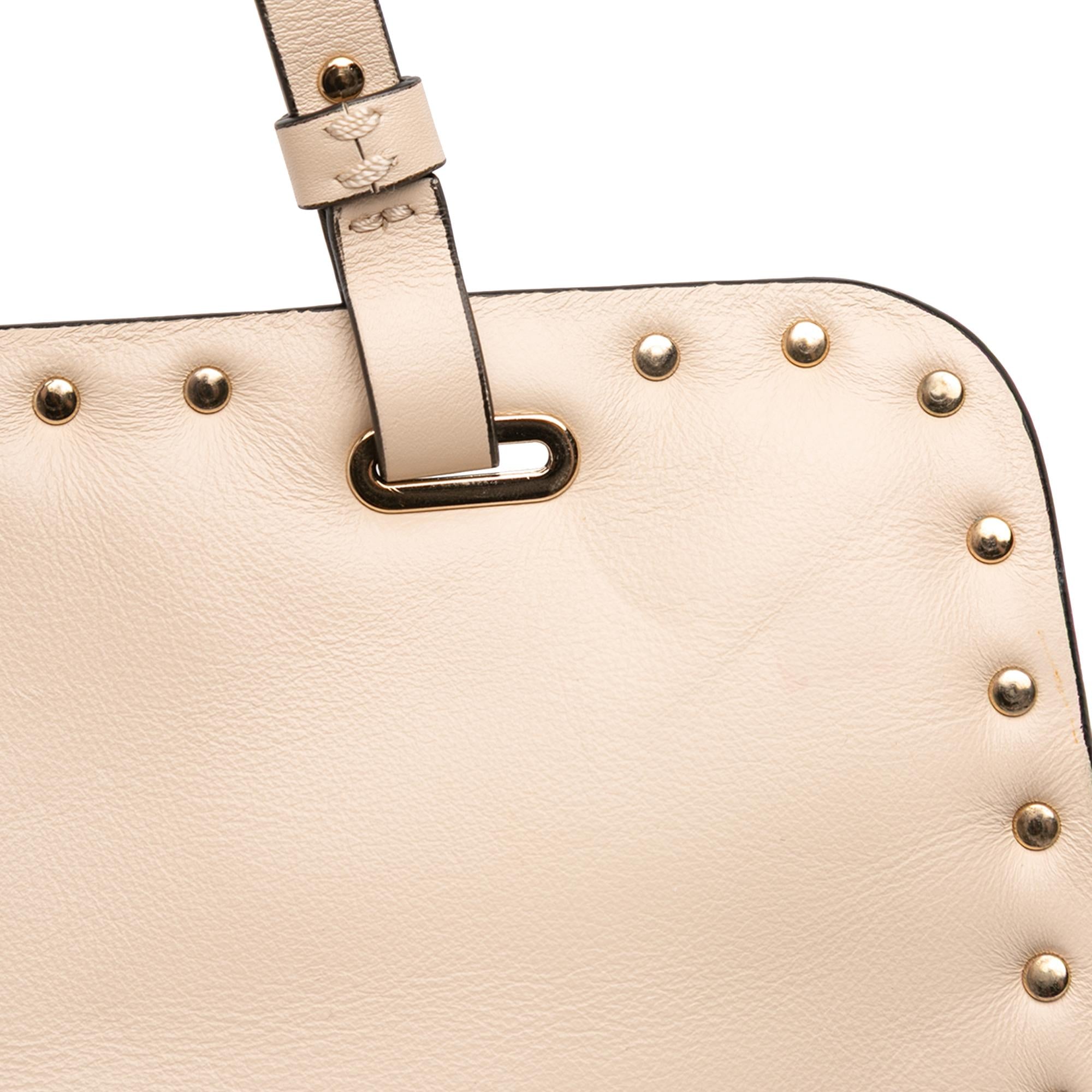Valentino Leather Rockstud Shoulder Bag