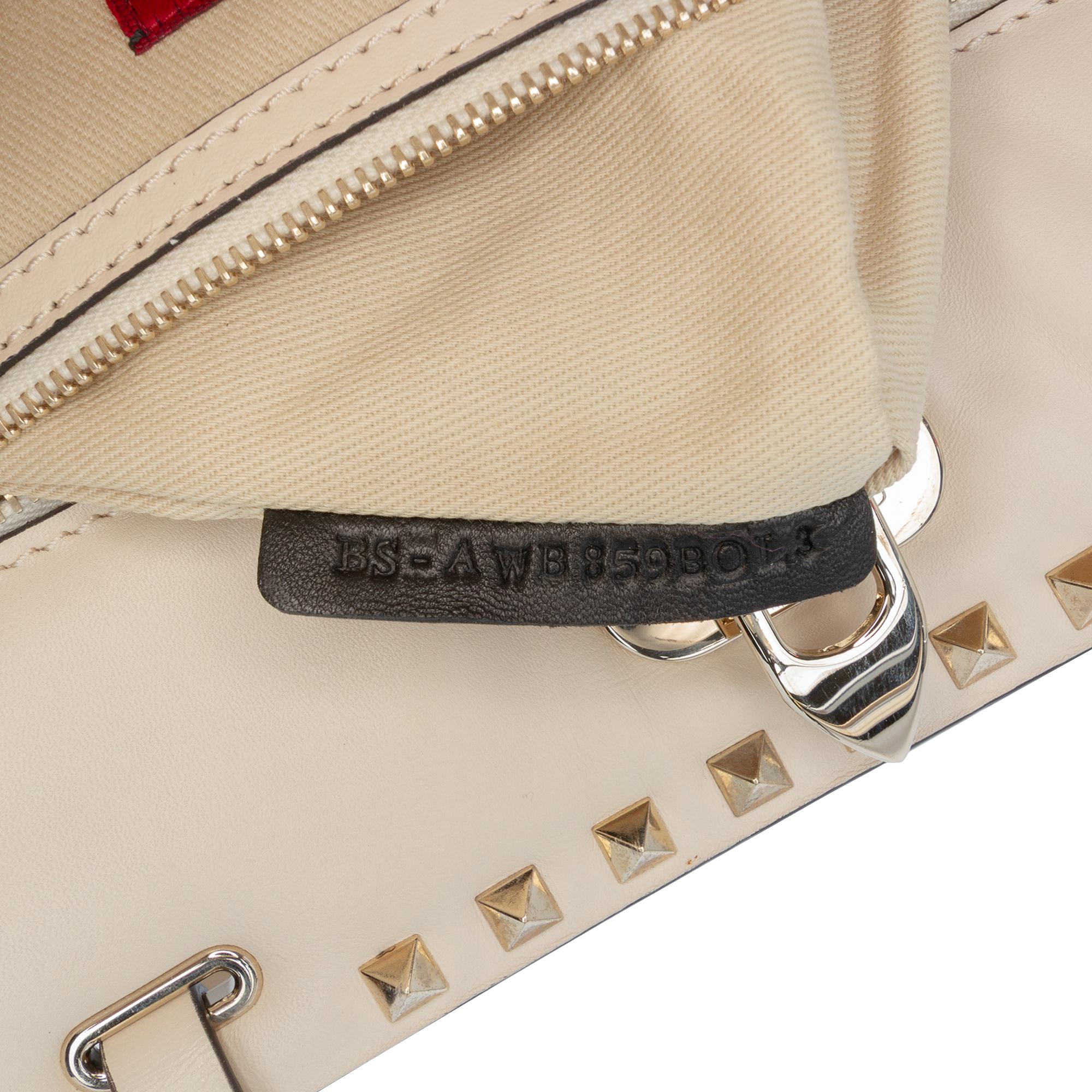 Valentino Leather Rockstud Shoulder Bag