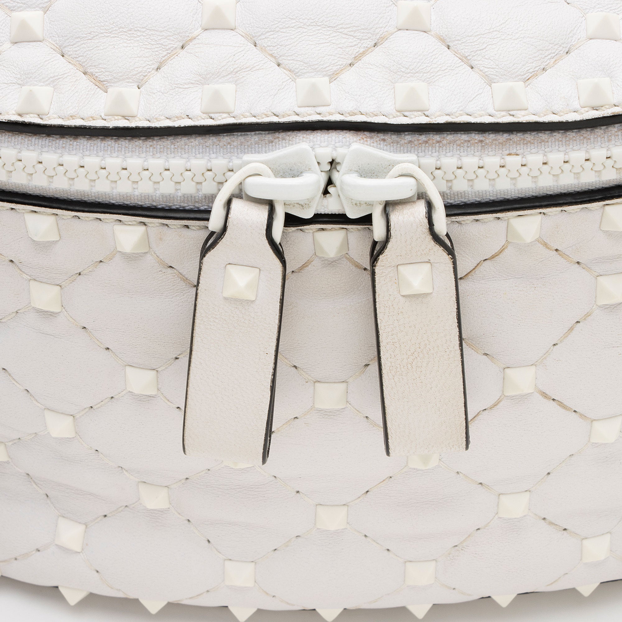 Valentino Leather Rockstud Spike Belt Bag - FINAL SALE