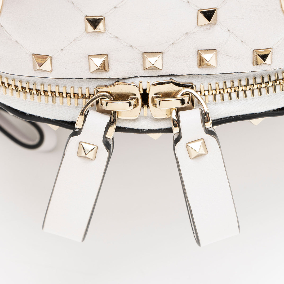 Valentino Leather Rockstud Spike Mini Backpack