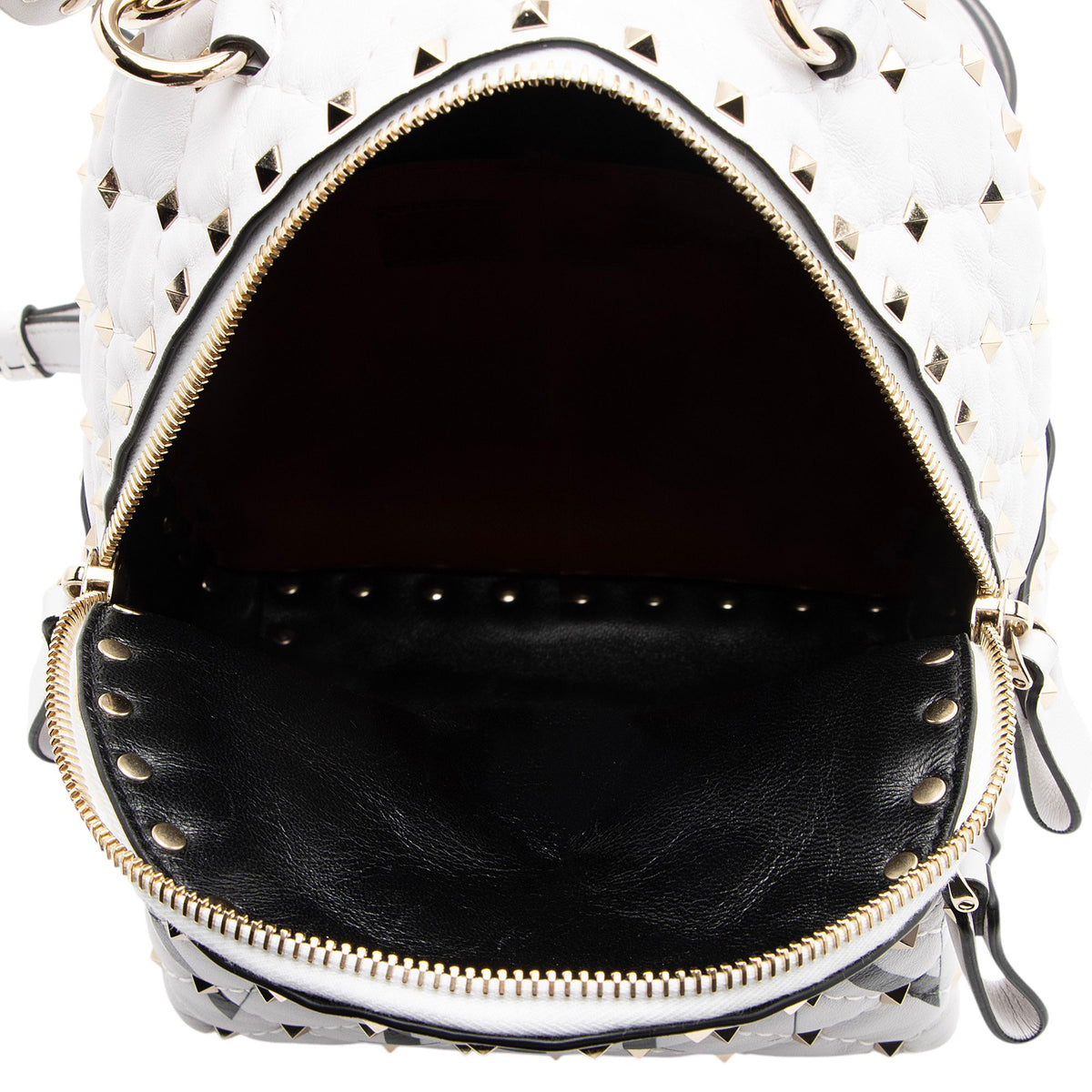 Valentino Leather Rockstud Spike Mini Backpack