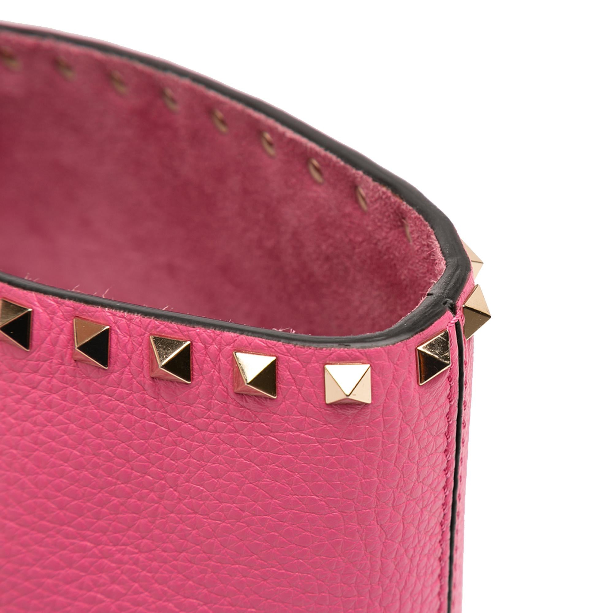 Valentino Leather Rockstud Tote