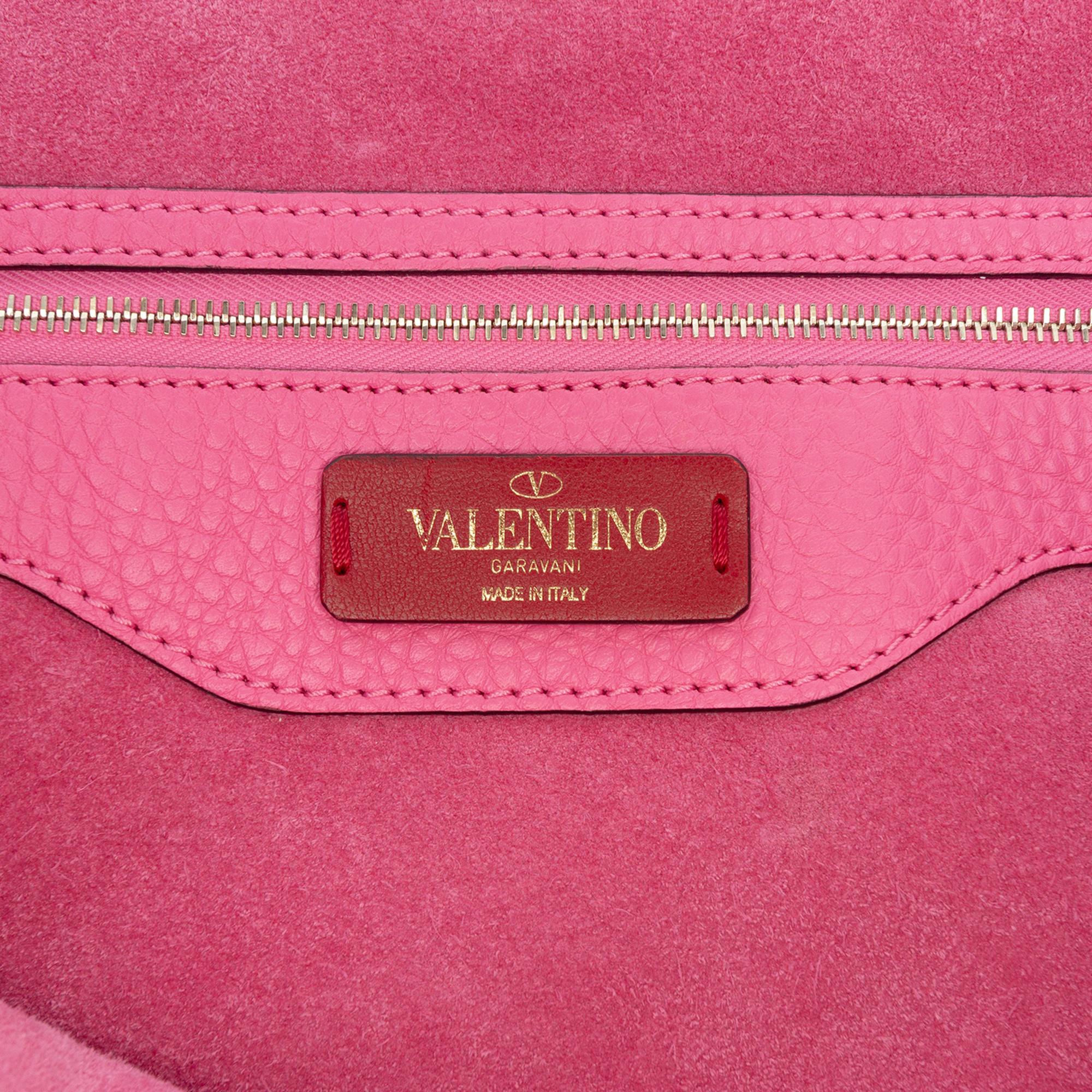 Valentino Leather Rockstud Tote
