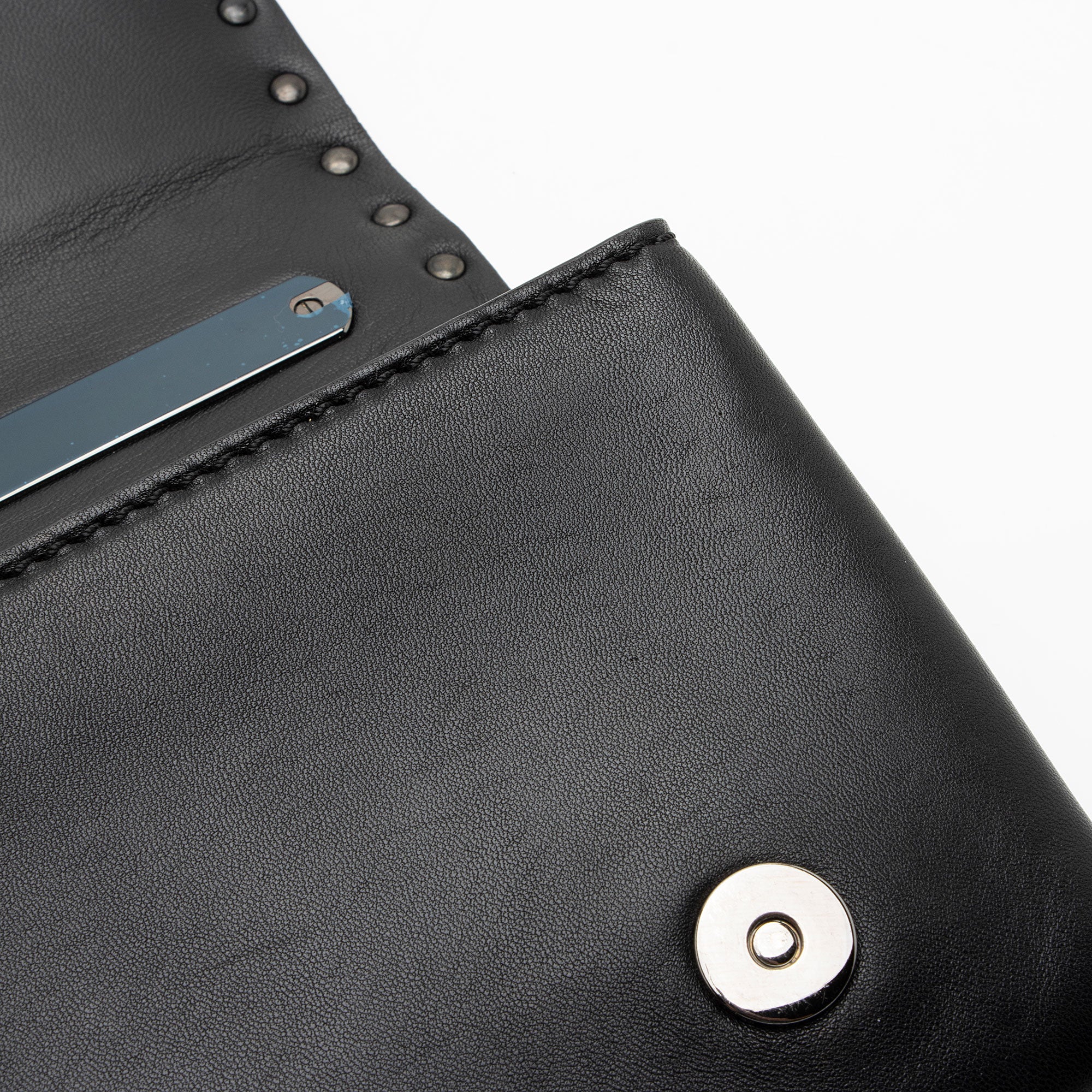 Valentino Leather Studded Va Va Voom Shoulder Bag