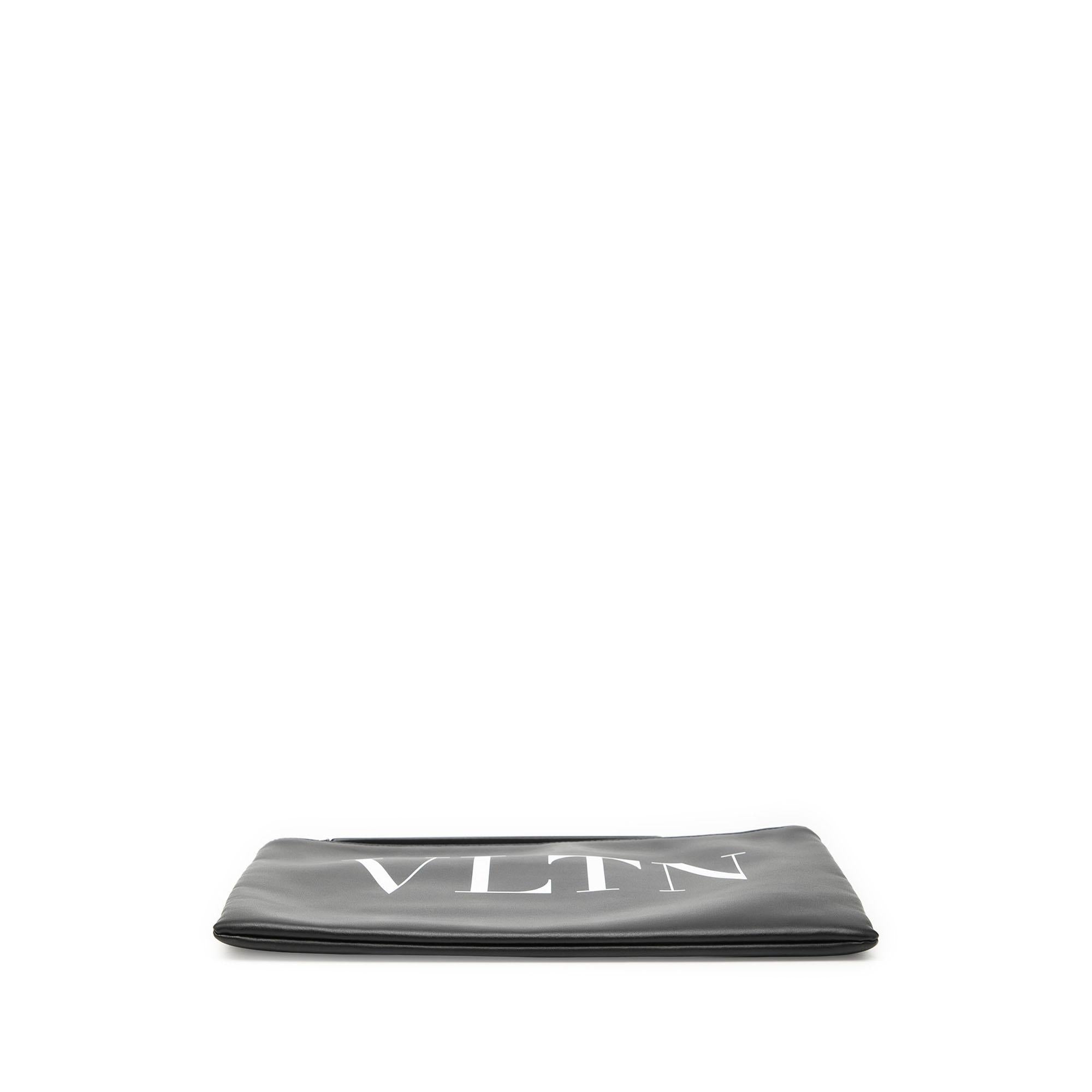 Valentino Leather VLTN Clutch