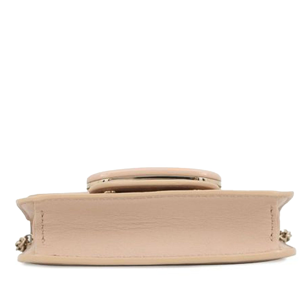 Valentino Leather VLogo Card Case on Chain