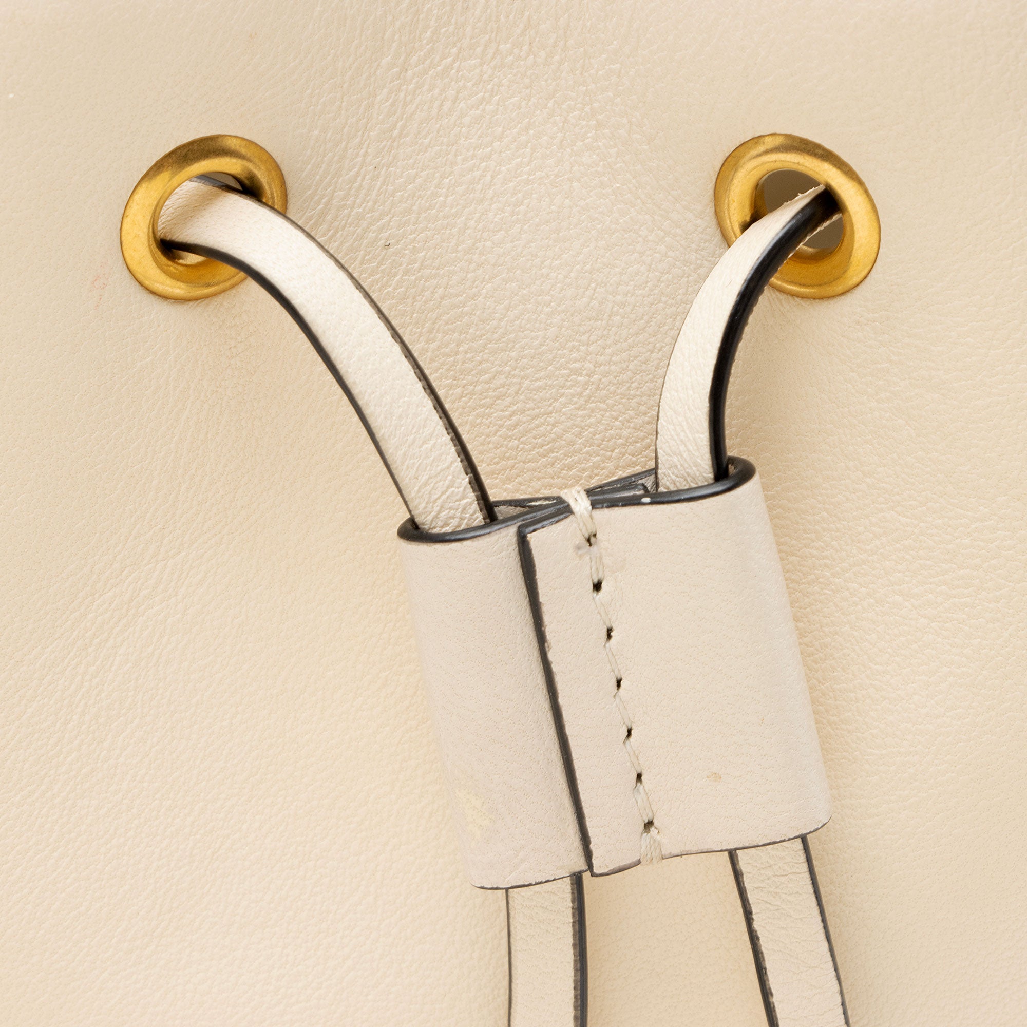 Valentino Leather VLogo Chain Mini Bucket Bag