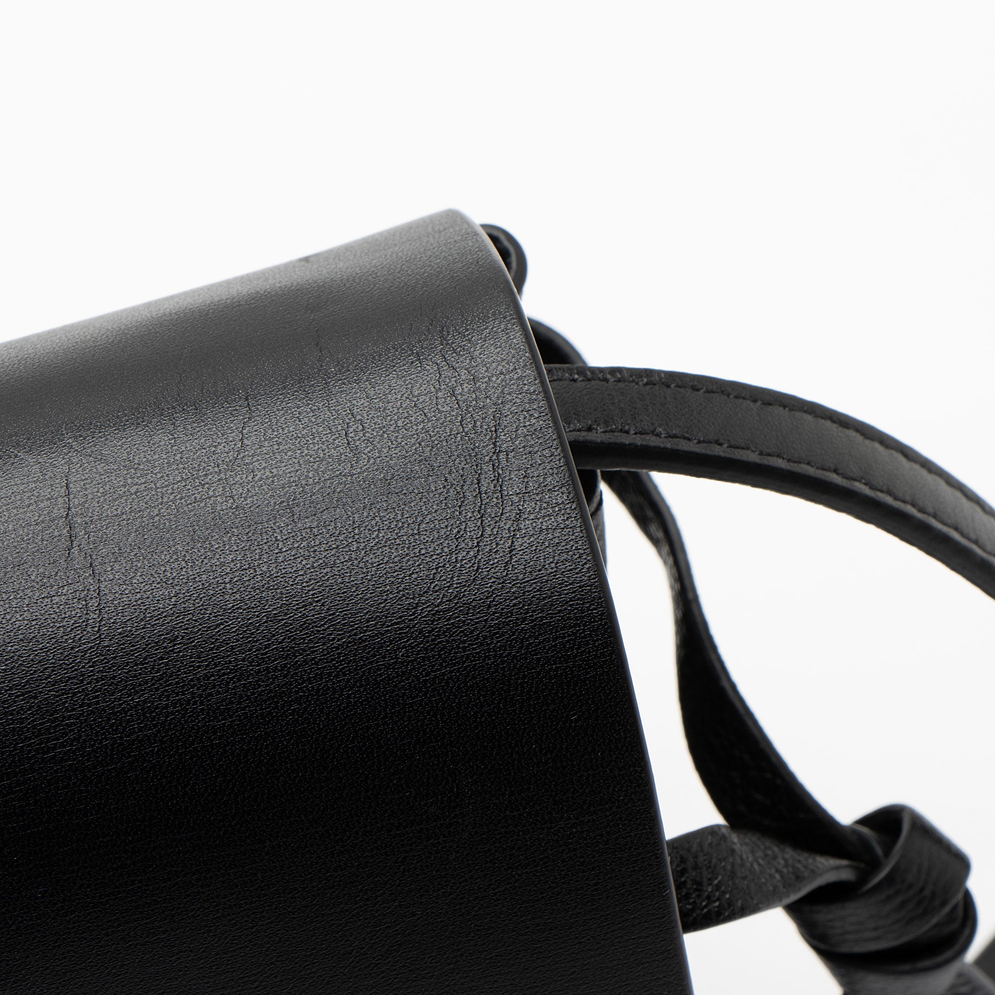 Valentino Leather Vring Shoulder Bag