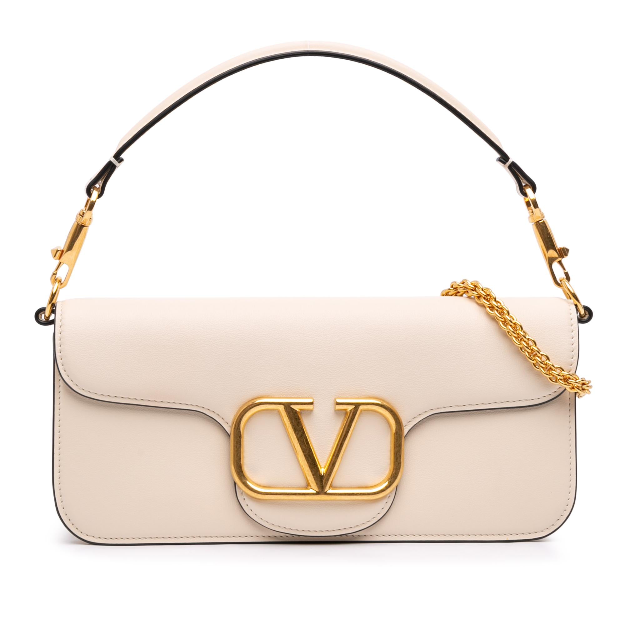 Valentino Medium Calfskin VLogo Loco Satchel