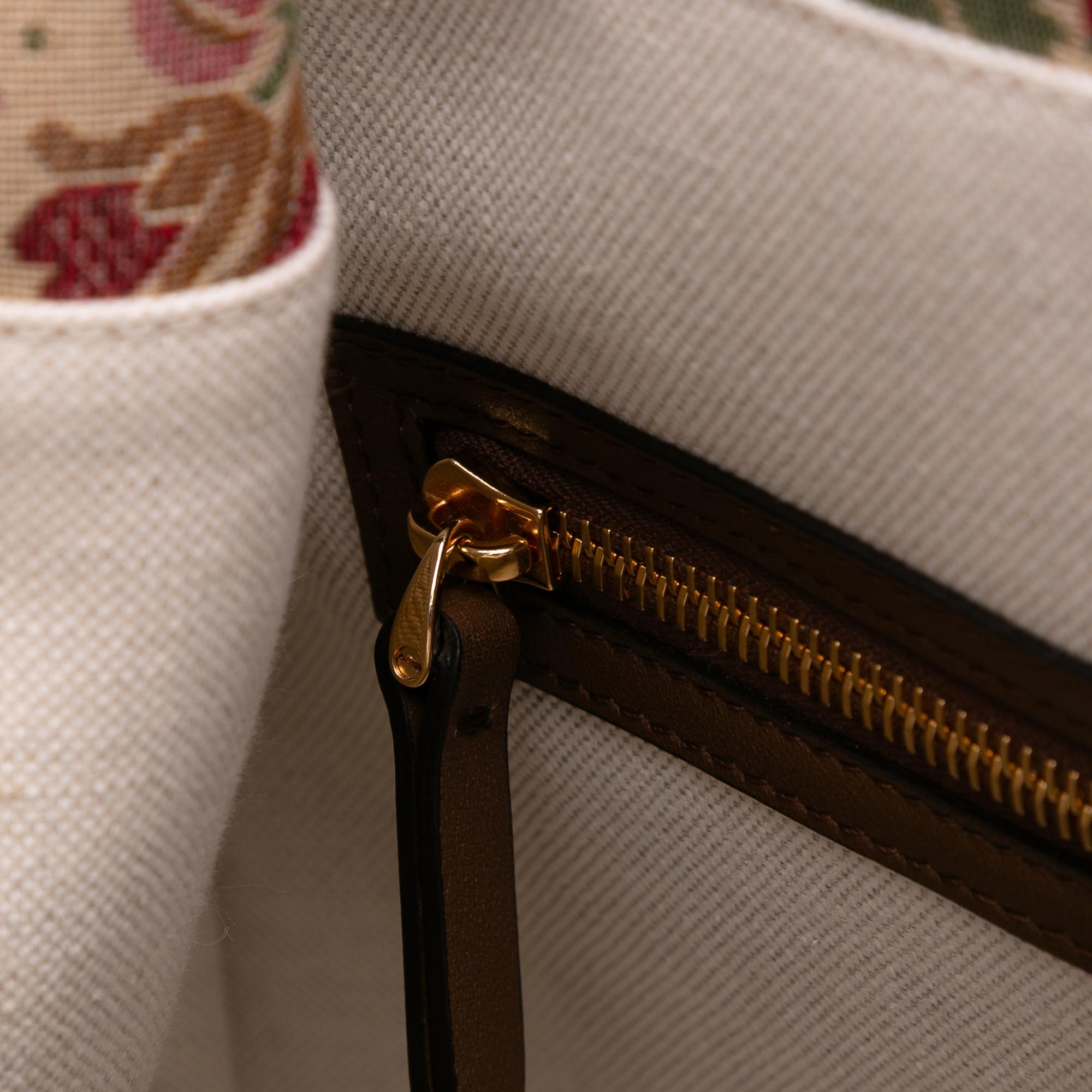 Valentino Medium Canvas Antibes Shopping Bag