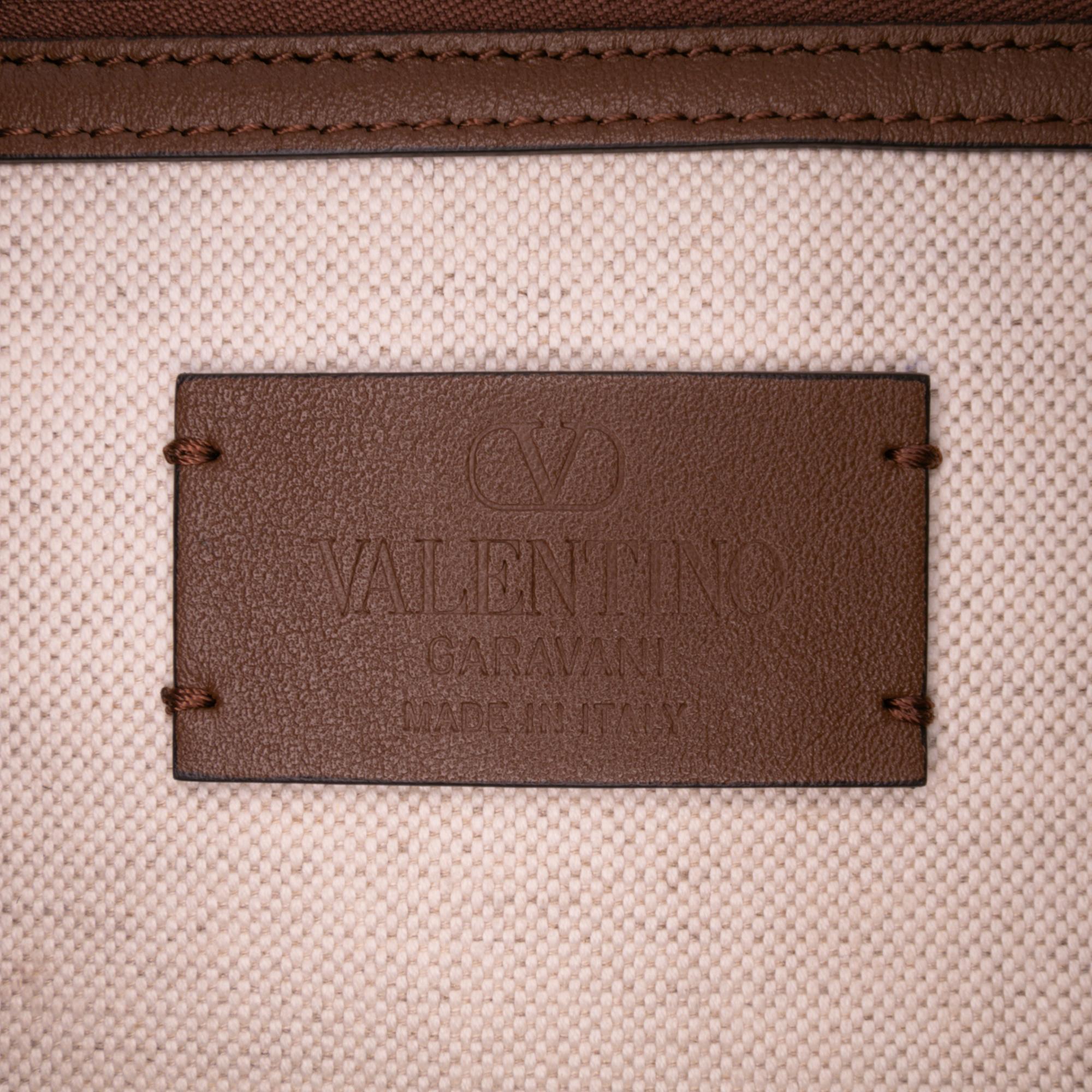 Valentino Medium Canvas Antibes Shopping Bag