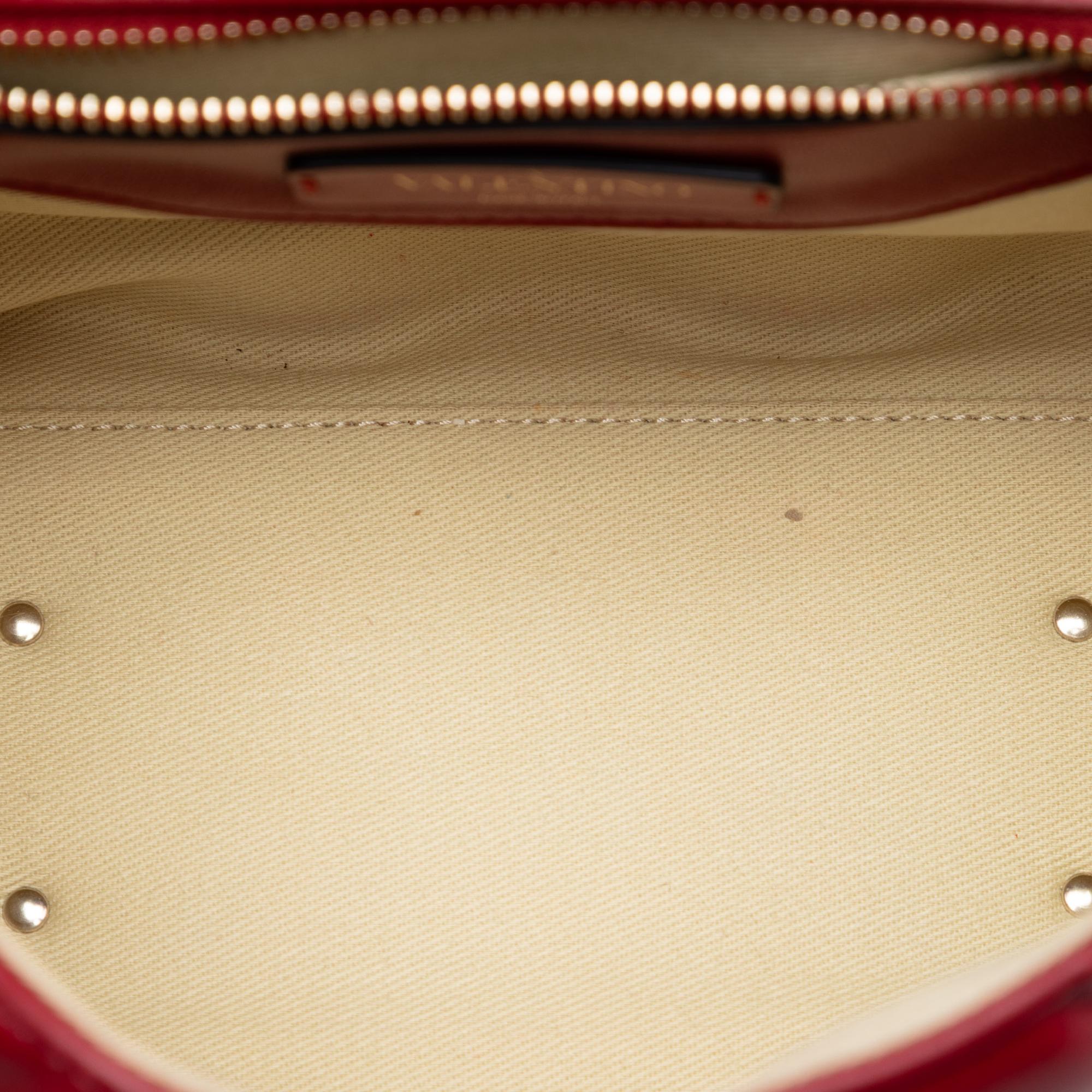Valentino Medium Lambskin Candystud Top Handle Satchel
