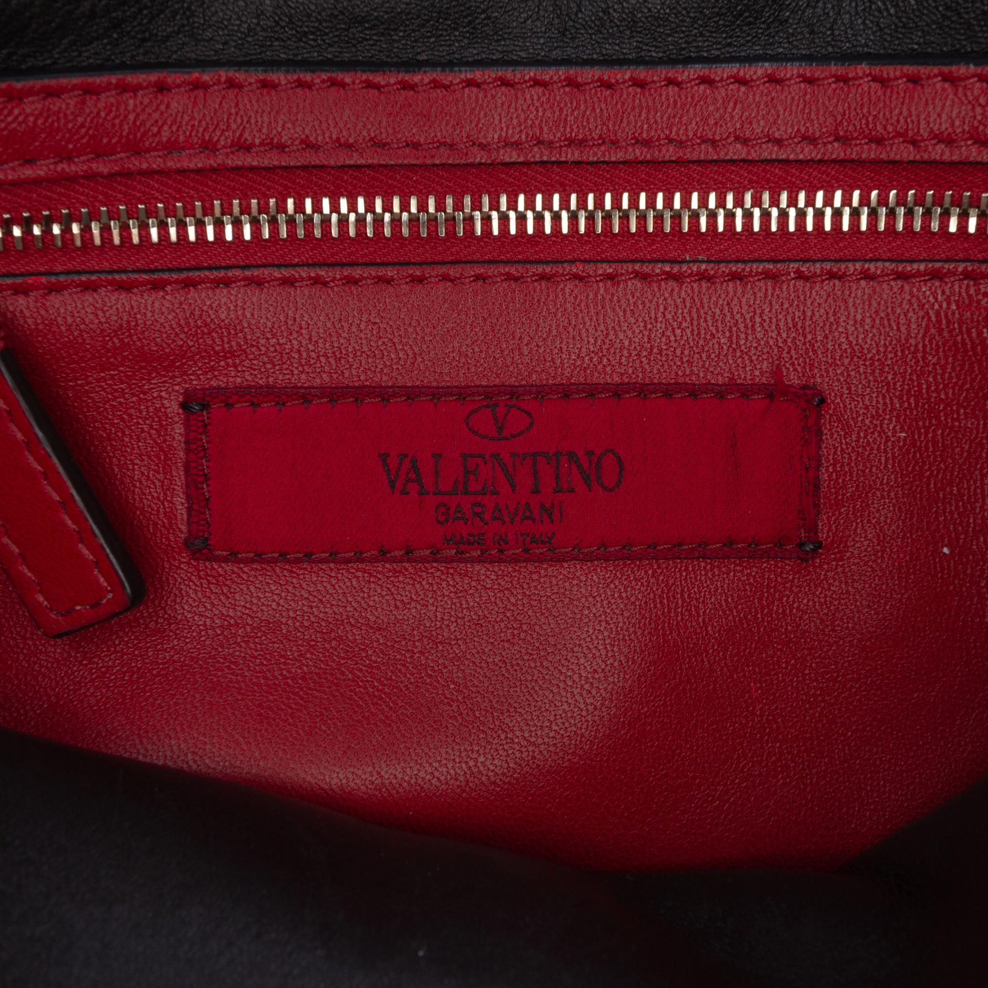 Valentino Medium Lambskin VLTN Rockstud Spike Satchel